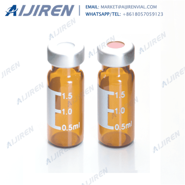 <h3>100/pack amber crimp vial w/ write-on patch-Lab </h3>
